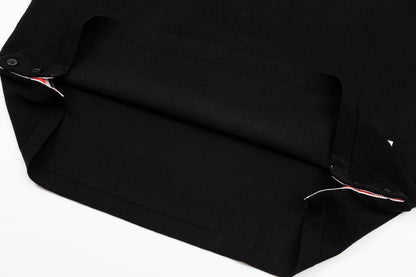2026SSS Color-Block Knit Polo Shirt THOM TREND