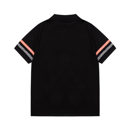 2026SSS Color-Block Knit Polo Shirt THOM TREND