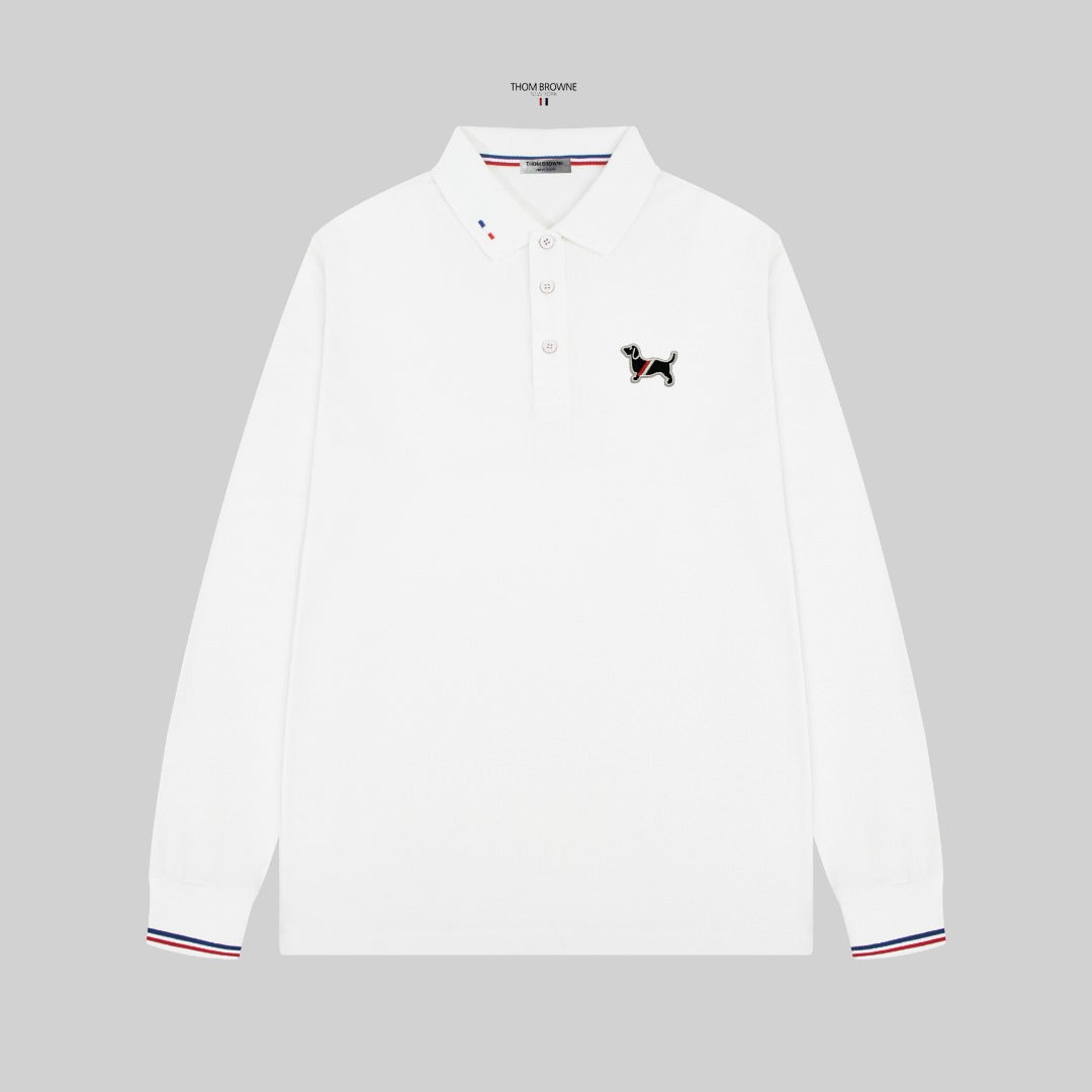 2026SS  Long-Sleeve Polo Shirt THOM TREND