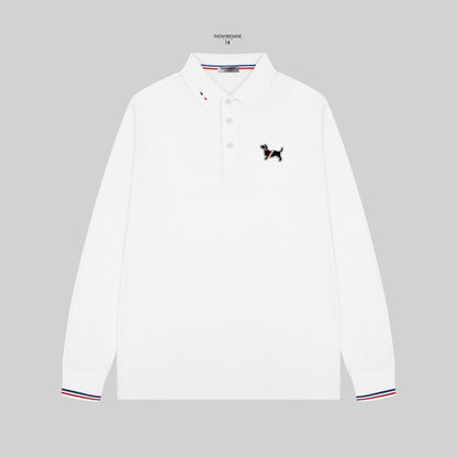 2026SS  Long-Sleeve Polo Shirt THOM TREND