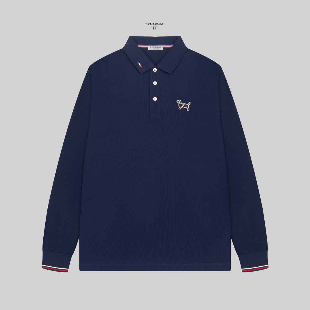 2026SS  Long-Sleeve Polo Shirt THOM TREND