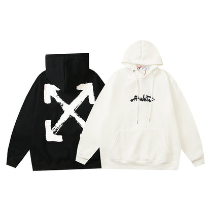 OFF Oversized Pullover Hoodie Light Luxury Station