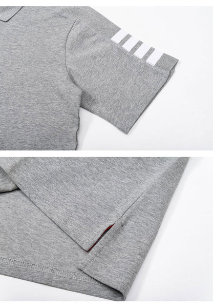 2025SS Four-bar sleeve T-shirt THOM TREND