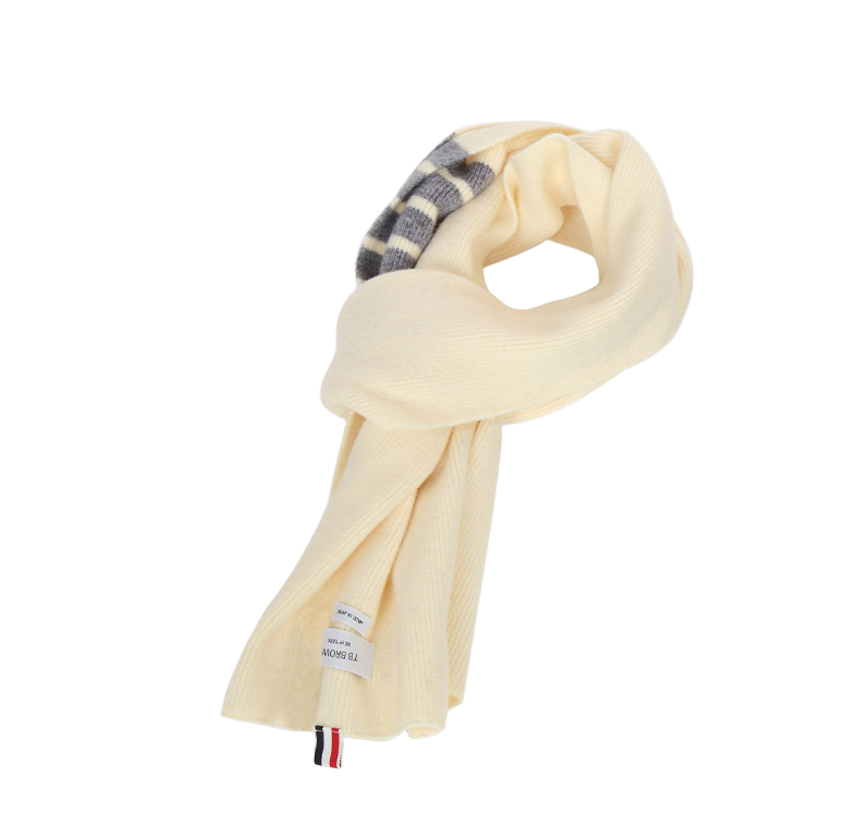 Four stripes scarf hat autumn and winter THOM TREND