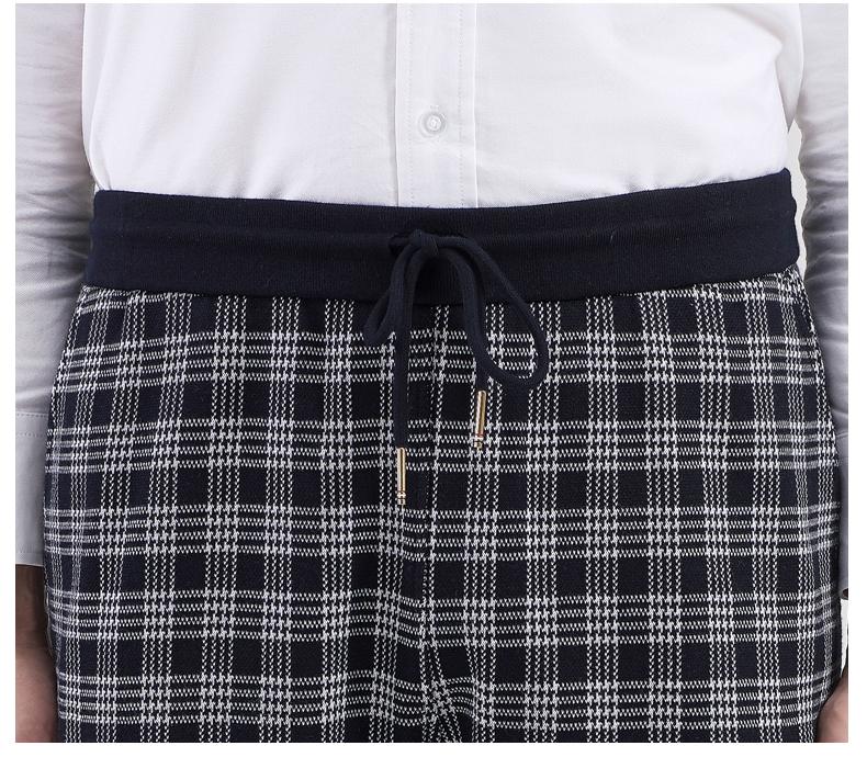 Thom Browne Style Unisex Casual Sweatpants with Signature Four-Bar Detail - Image 5
