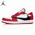 Air Jordan 1 Low Chicago Black/Red Unisex Sneakers DM7866-101 main product view