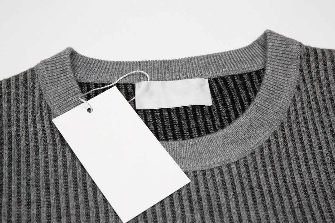 2025SS Colorblock four-bar sweater THOM TREND