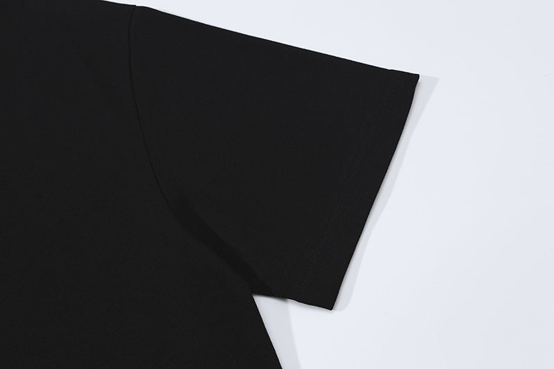 Stone Island Orange Overlay Compass Back Graphic T-Shirt - Black product detail view