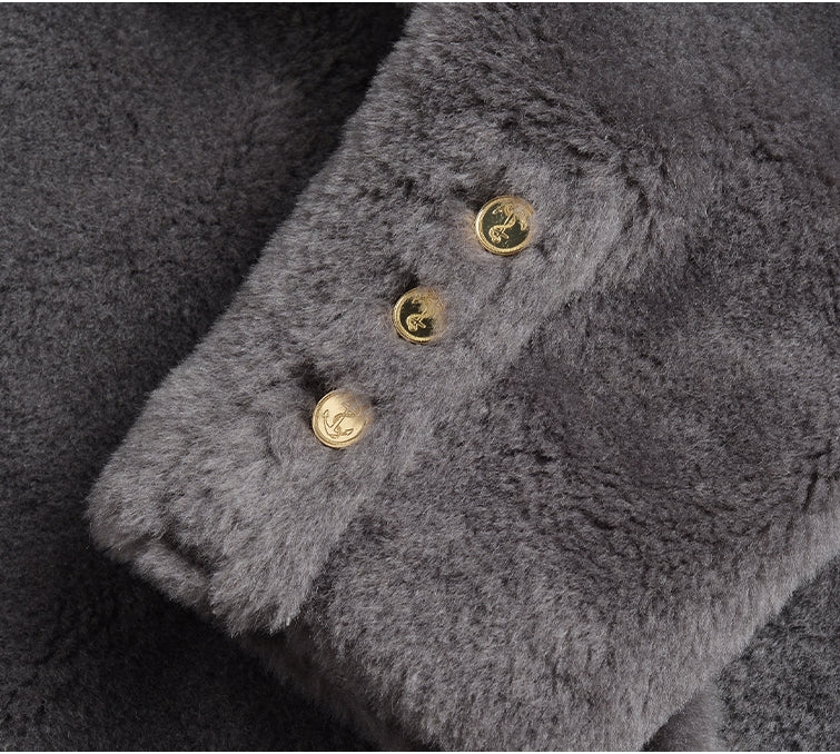 Sheep wool long coat - Image 12