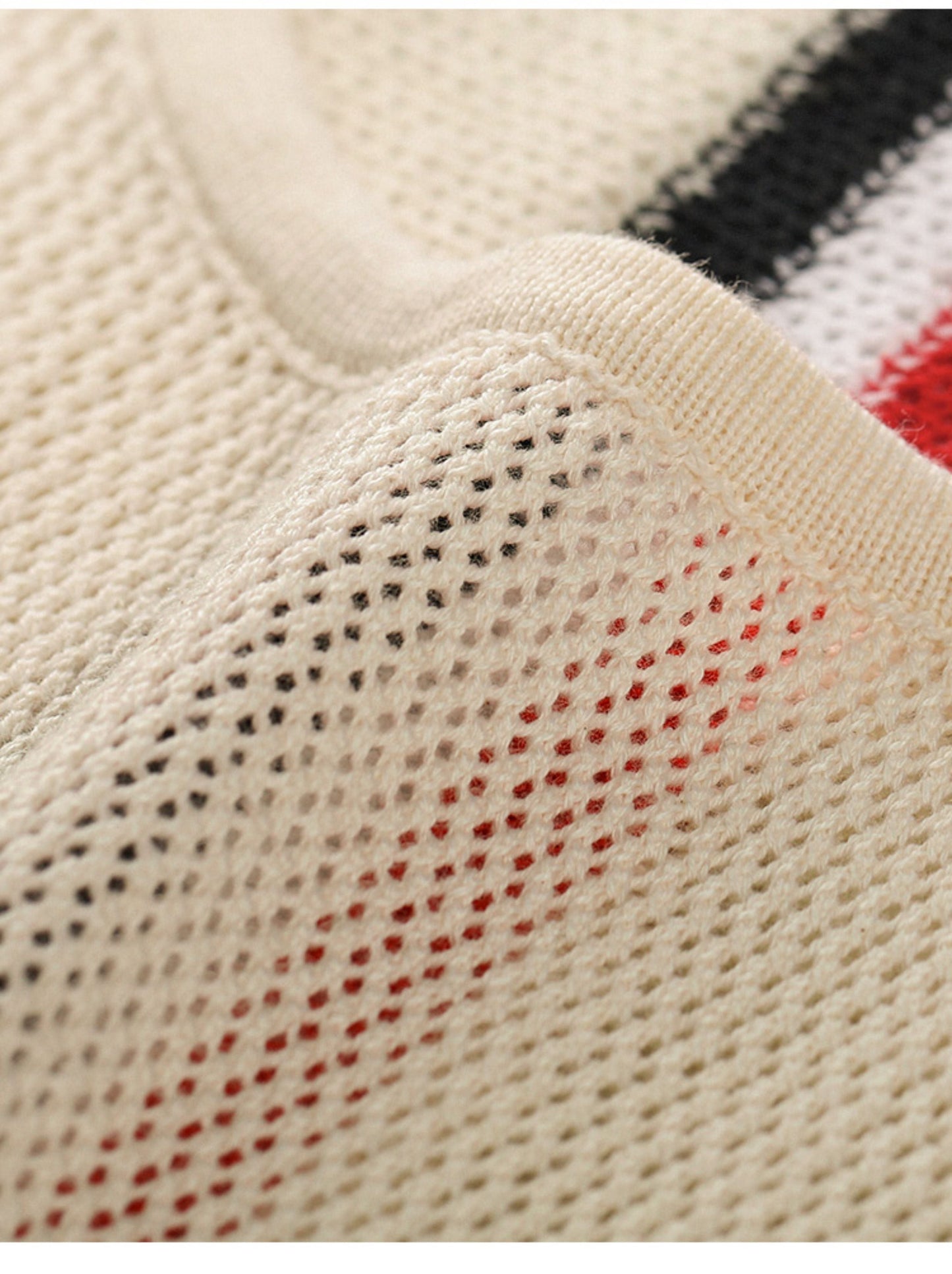 2025SS  hollow sleeveless T-shirt THOM TREND