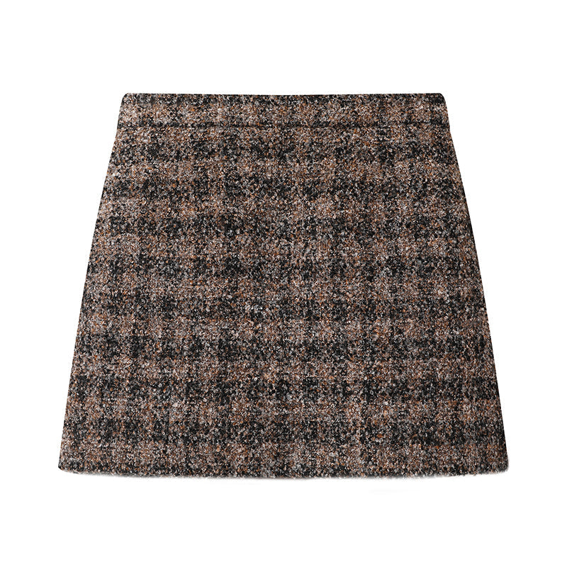 2025SS Plaid short jacket + skirt THOM TREND