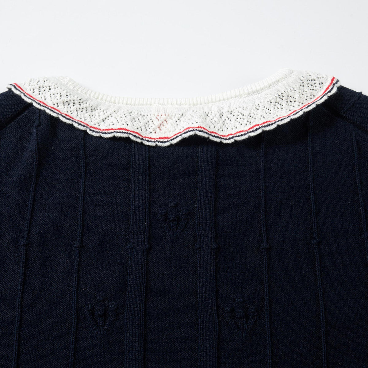 New Lace-Collar Knitted T-Shirt - Image 7