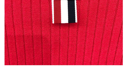 2025SS Color-blocked cardigan THOM TREND