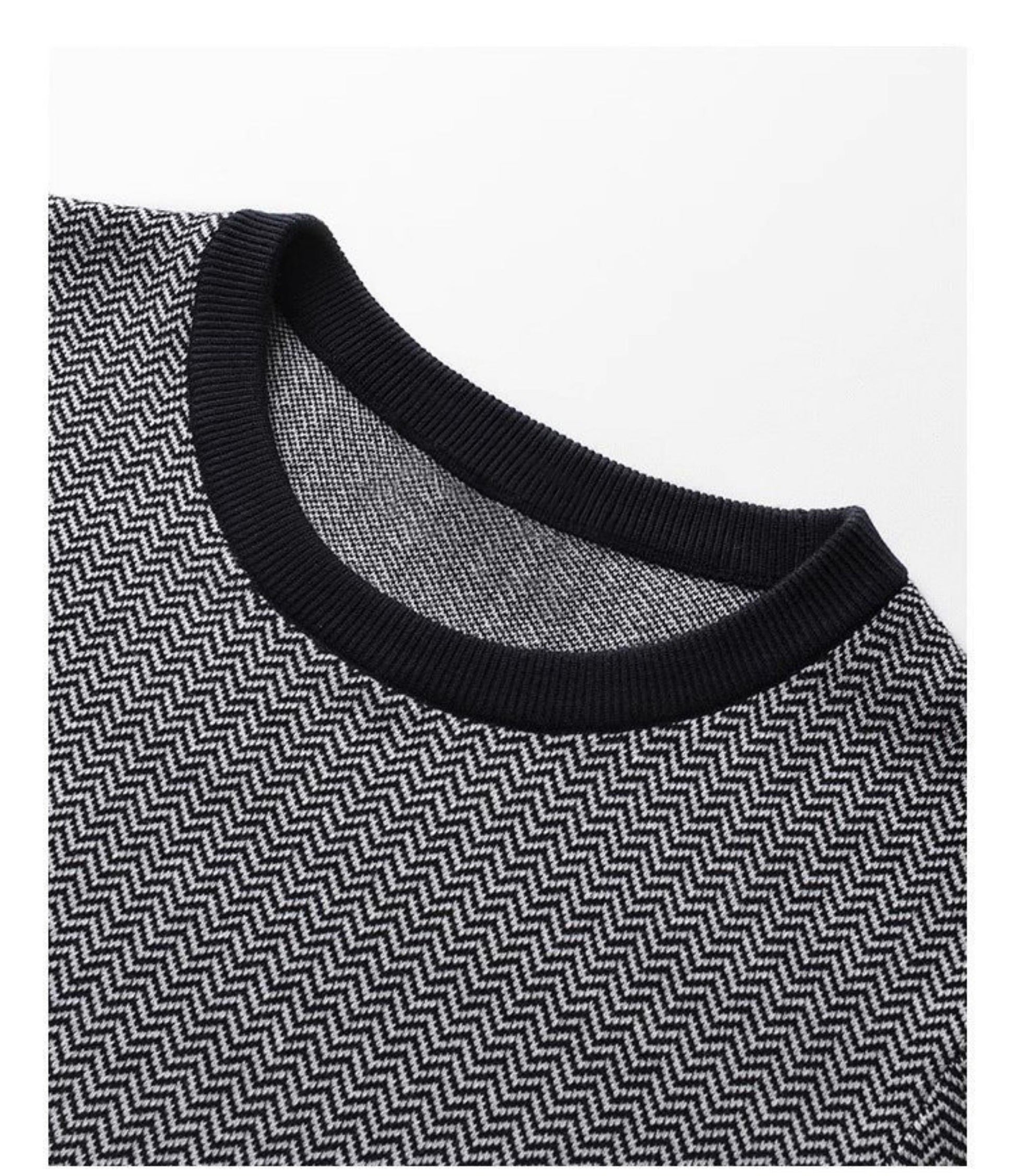2025SS herringbone pattern T-shirt THOM TREND