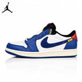 Air Jordan 1 Low un Color-blocked Blue Unisex Sneakers HQ6998-146 main product view