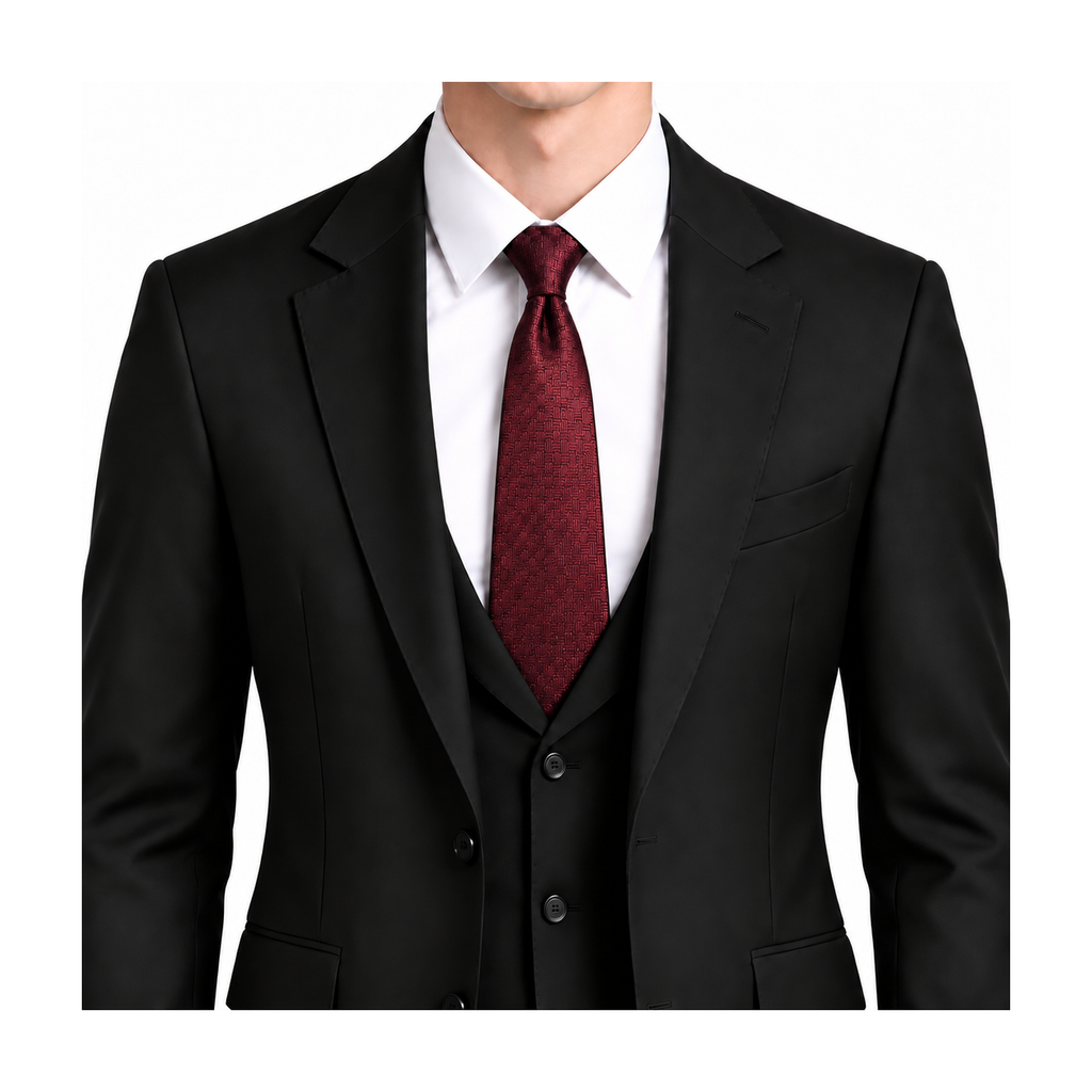 Ferragamo Style Men's Gancini Silk Tie - Model Main Image
