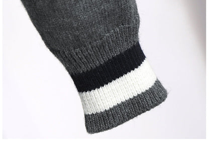 Fake two-piece cardigan + pleated skirt THOM TREND