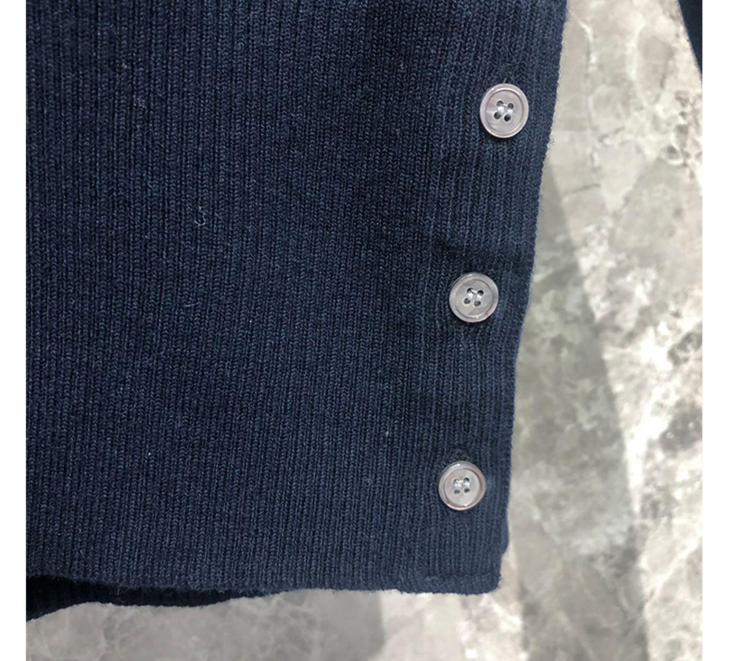 2025SSS Men's slash cardigan THOM TREND