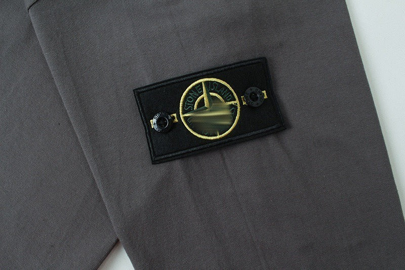 Stone Island Compass Badge Oversized Crewneck Sweatshirt - Black product detail view