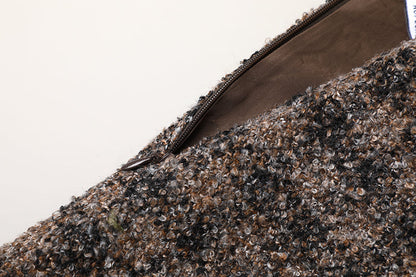 2025SS Plaid short jacket + skirt THOM TREND