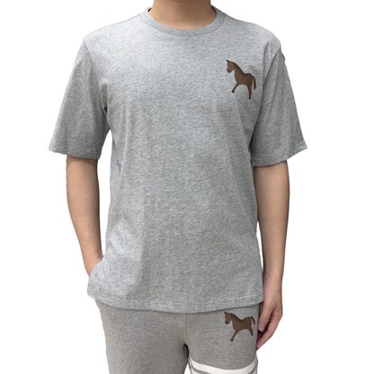 Four-Bar Crew Neck Short Sleeve T-Shirt THOM TREND