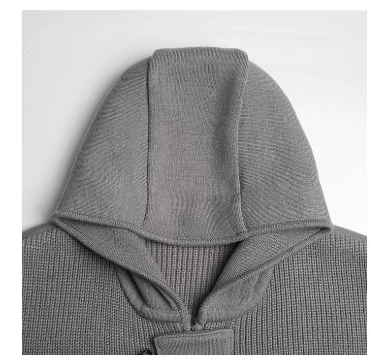 Unisex Chunky Knit Jacket by Thom Browne, outerwear detail view