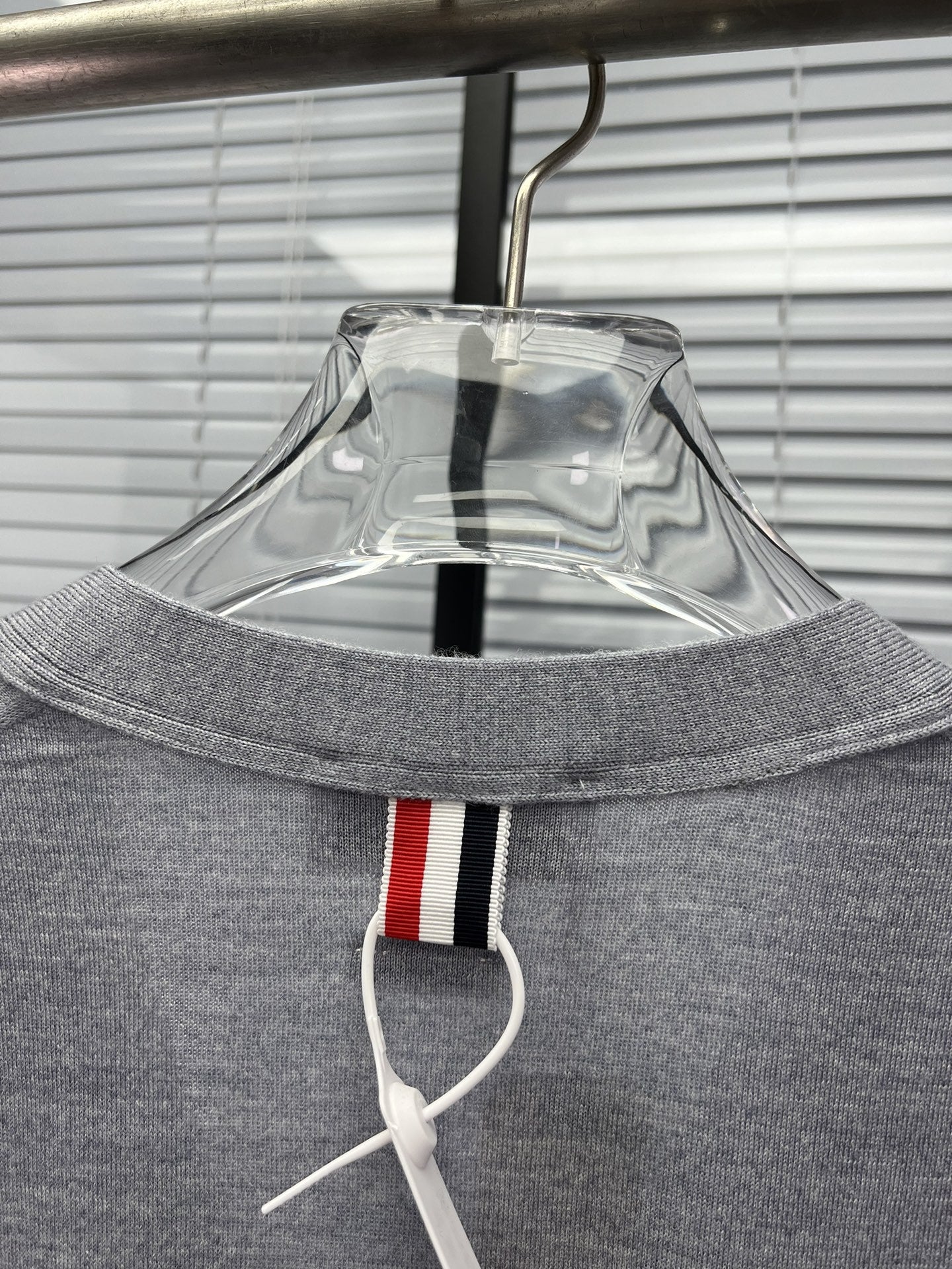Wool Four-Bar Stripe Knit Cardigan THOM TREND