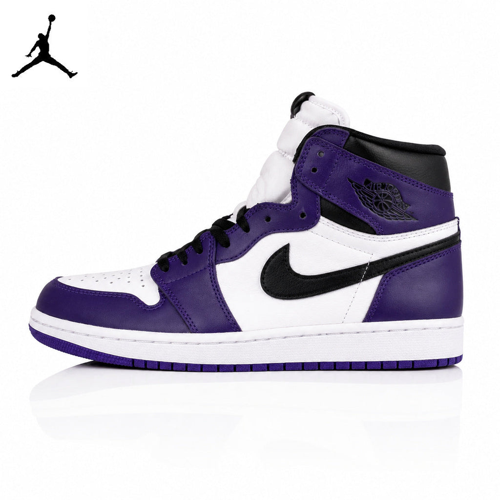 Air Jordan 1 High Court Purple 555088-500 Unisex Sneakers main product view