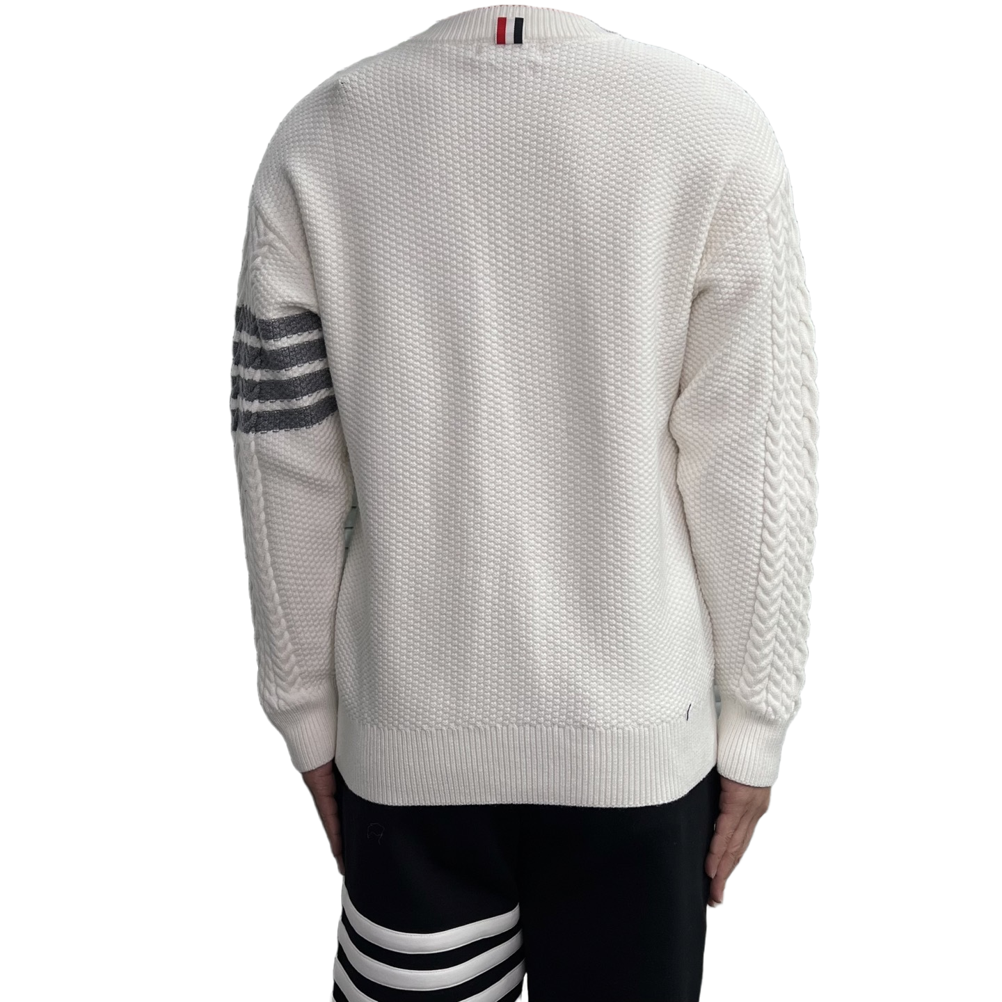 diamond-patterned sweater THOM TREND