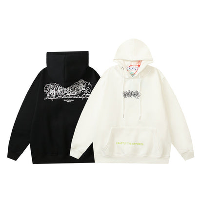 OFF Oversized Pullover Hoodie Light Luxury Station