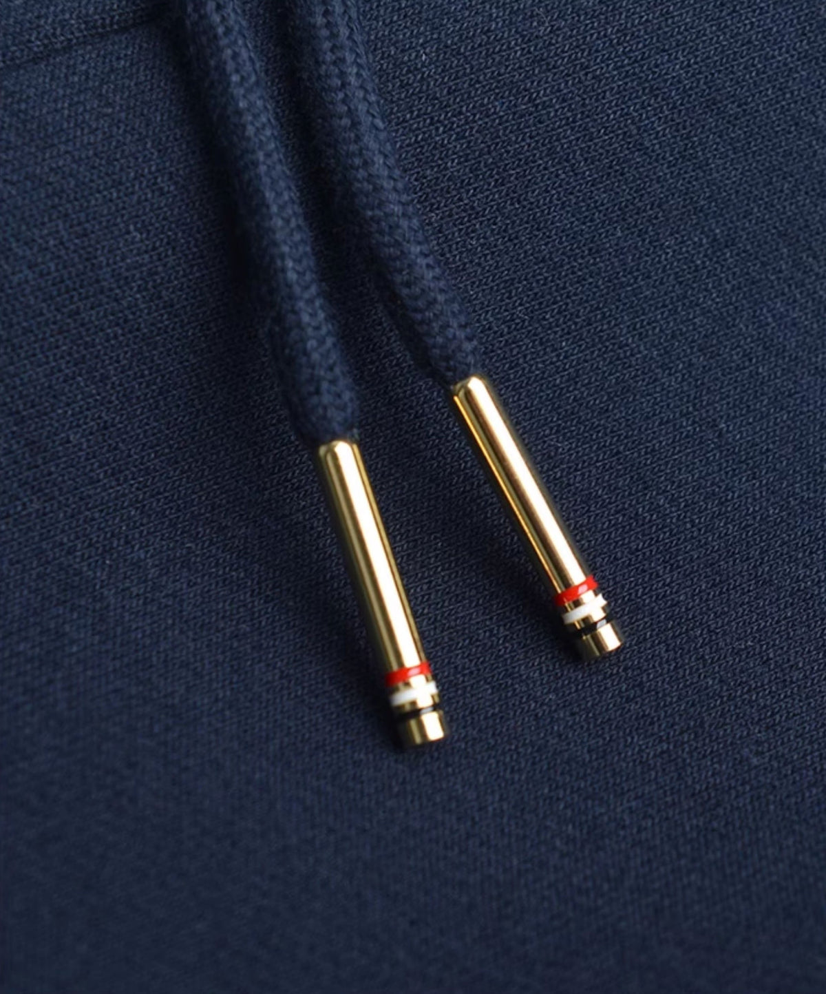 Thom Browne Style Men's Casual Sweatpants - Cotton Signature Four-Bar Detail - Image 5