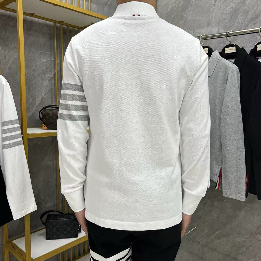 long-sleeved T-shirt by Thom Browne, product detail view