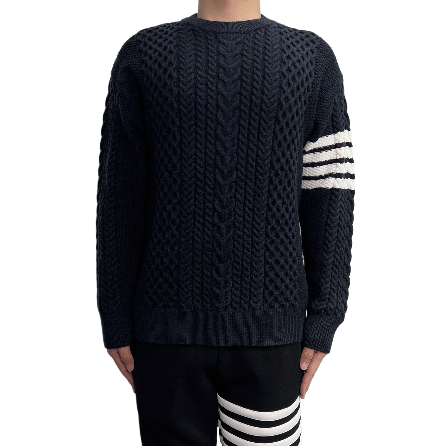 diamond-patterned sweater THOM TREND