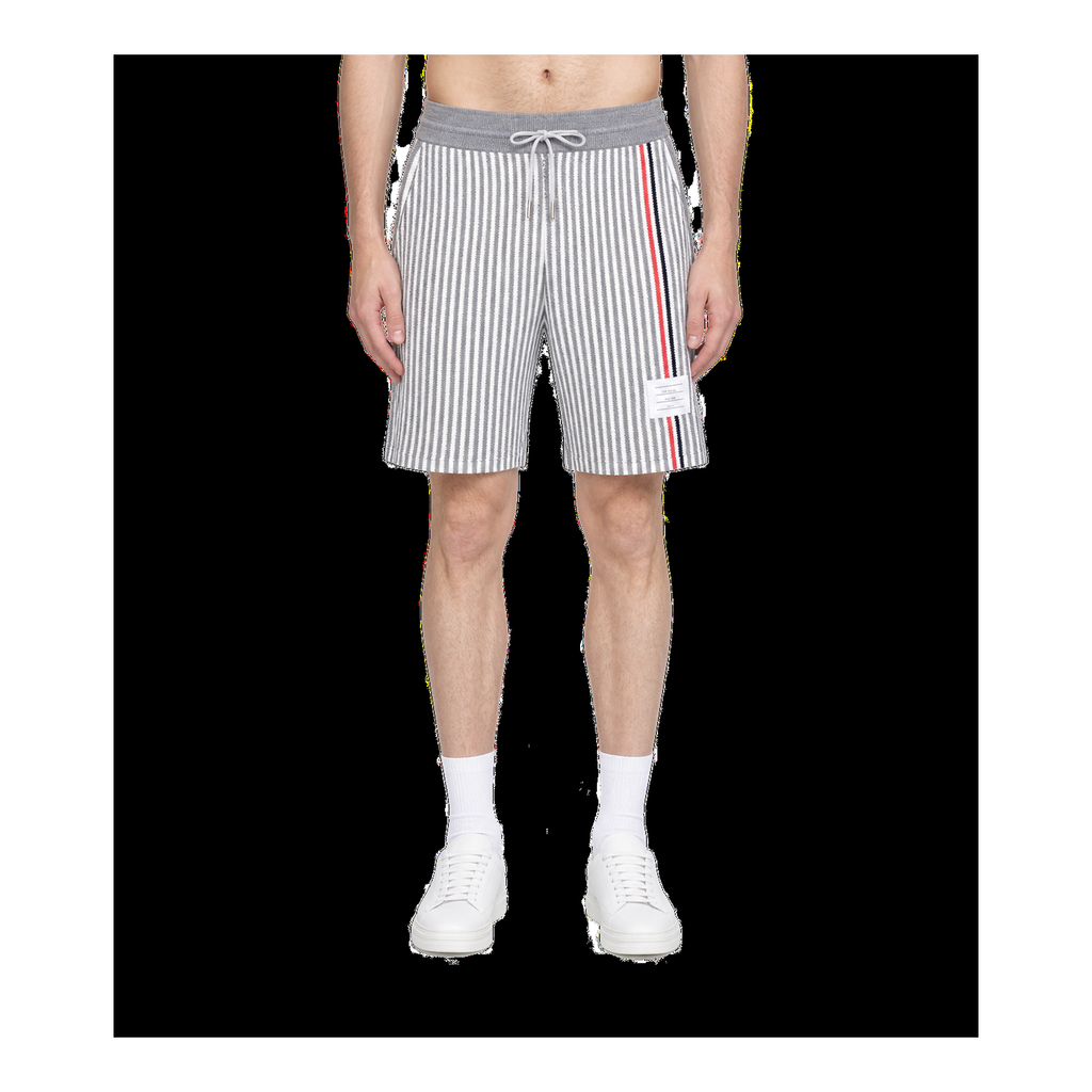 Thom Browne Style Four-Bar Stripe Knit Shorts - Main Image