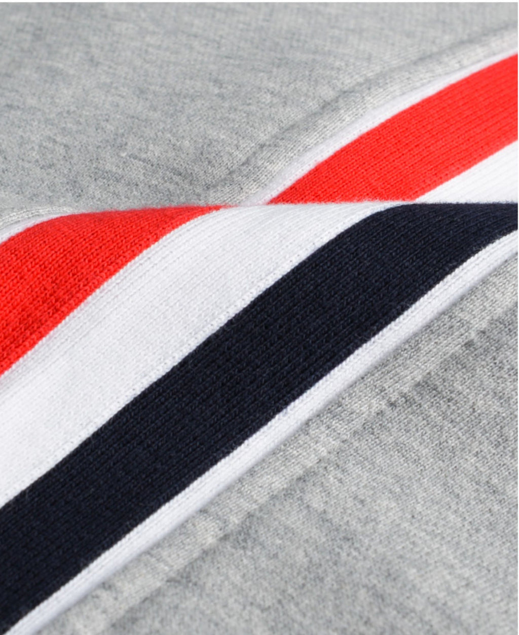 Thom Browne Style Men's Cotton Sweatpants - Signature Four-Bar Detail - Image 6