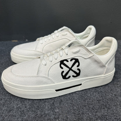 OFF-Whlte Canvas Sports shoes#23 4-Bar