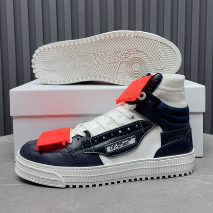 OFF-Whlte Arrow logo high-top sneakers#24 4-Bar