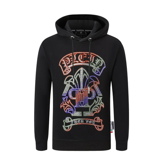 New-2025SS Unisex Black Hoodie SOLODSQ2