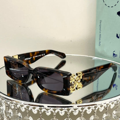 OFF-Whlte Arrow logo sunglasses#098 4-Bar