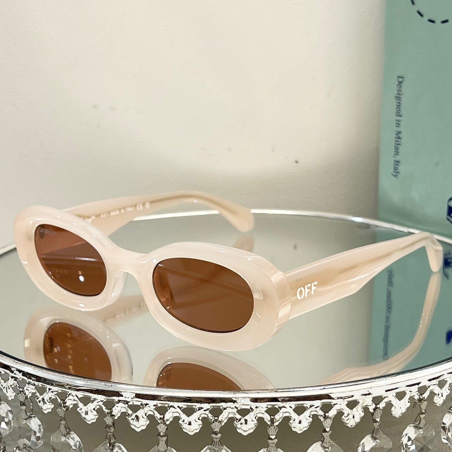 OFF-Whlte Arrow logo sunglasses#087 4-Bar