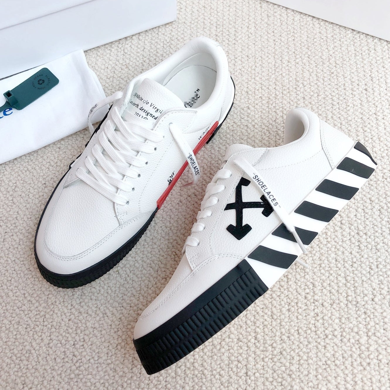 OFF-Whlte Arrow logo Sports shoes#8 4-Bar