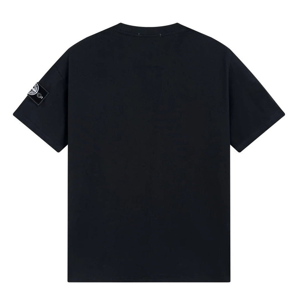 Stone Island Mini Compass Badge Cotton T-Shirt - White product detail view