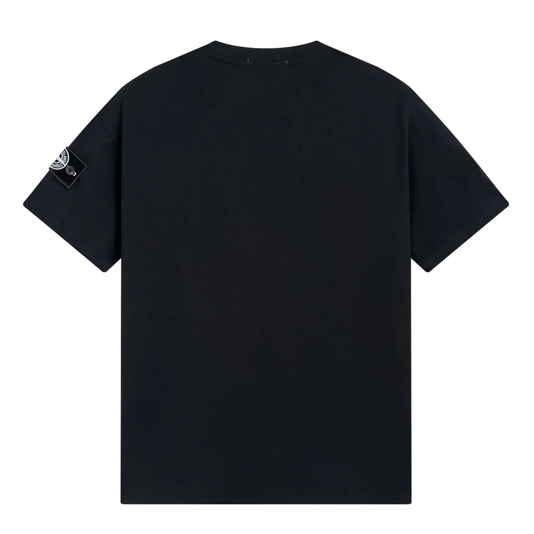 Stone Island Mini Compass Badge Cotton T-Shirt - White product detail view