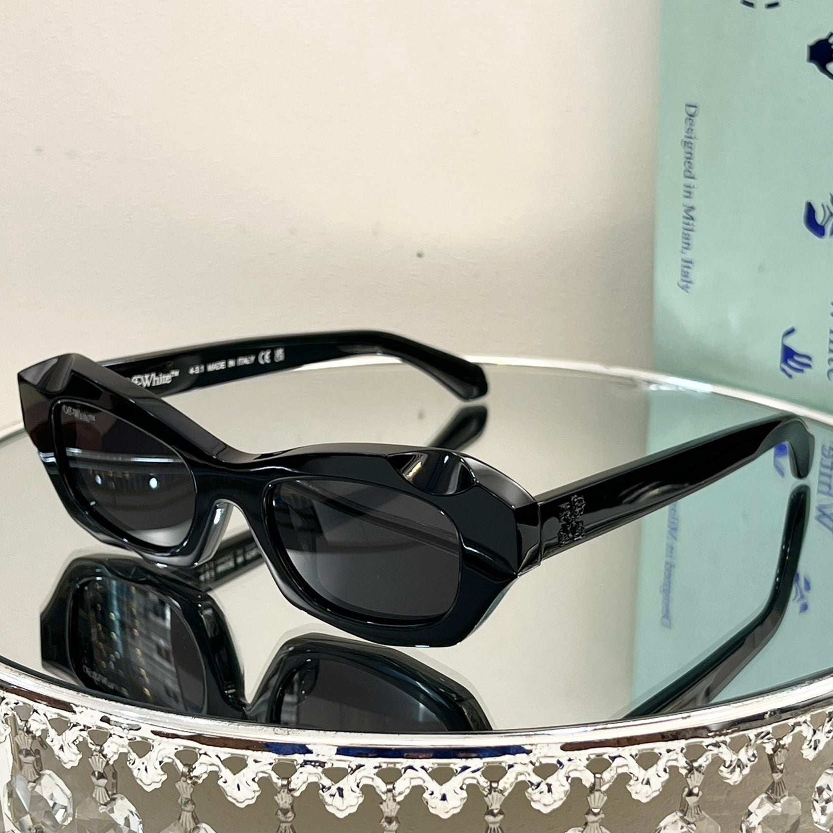 OFF-Whlte Arrow logo sunglasses#092 4-Bar