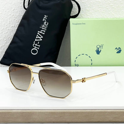 OFF-Whlte Arrow logo sunglasses#044 4-Bar