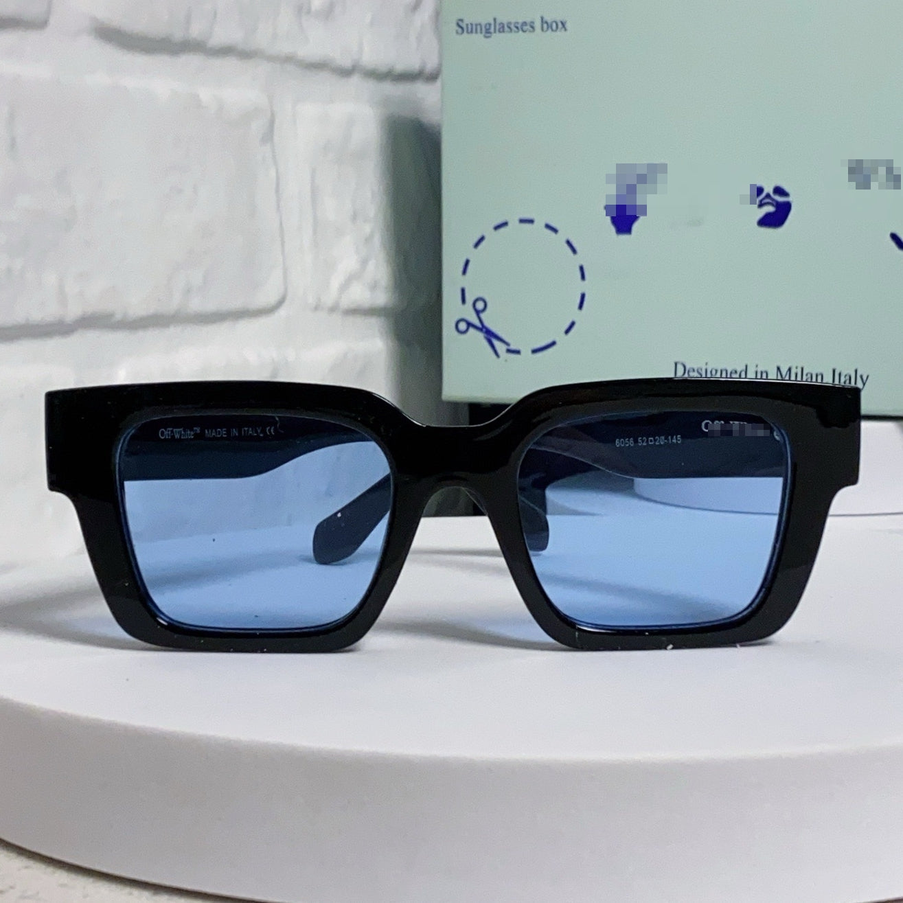 OFF-Whlte Arrow logo sunglasses#004 4-Bar