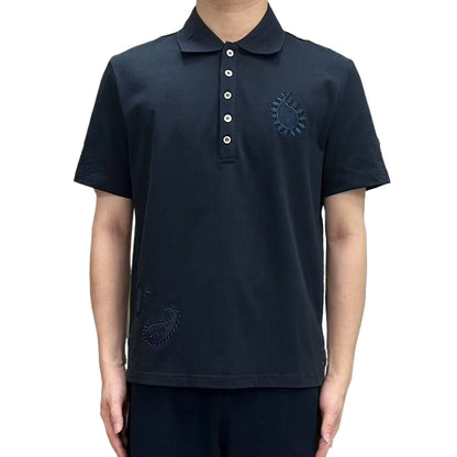 2025SS  Men's floral embroidered T-shirt THOM TREND
