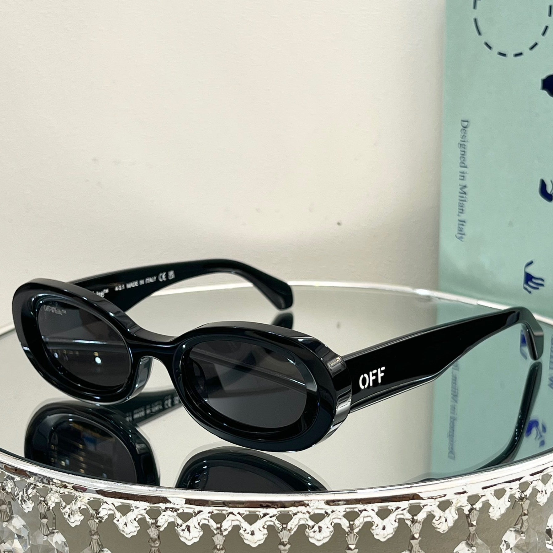 OFF-Whlte Arrow logo sunglasses#087 4-Bar