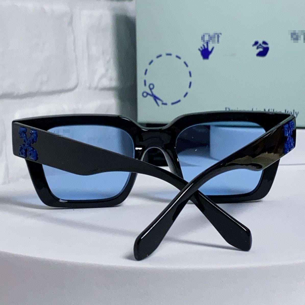 OFF-Whlte Arrow logo sunglasses#004 4-Bar