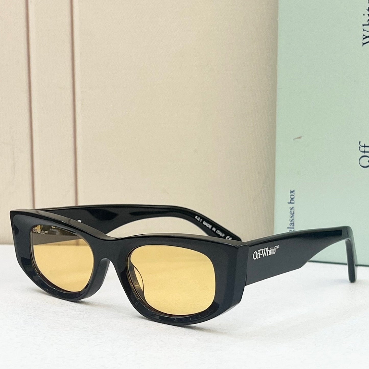 OFF-Whlte Arrow logo sunglasses#090 4-Bar